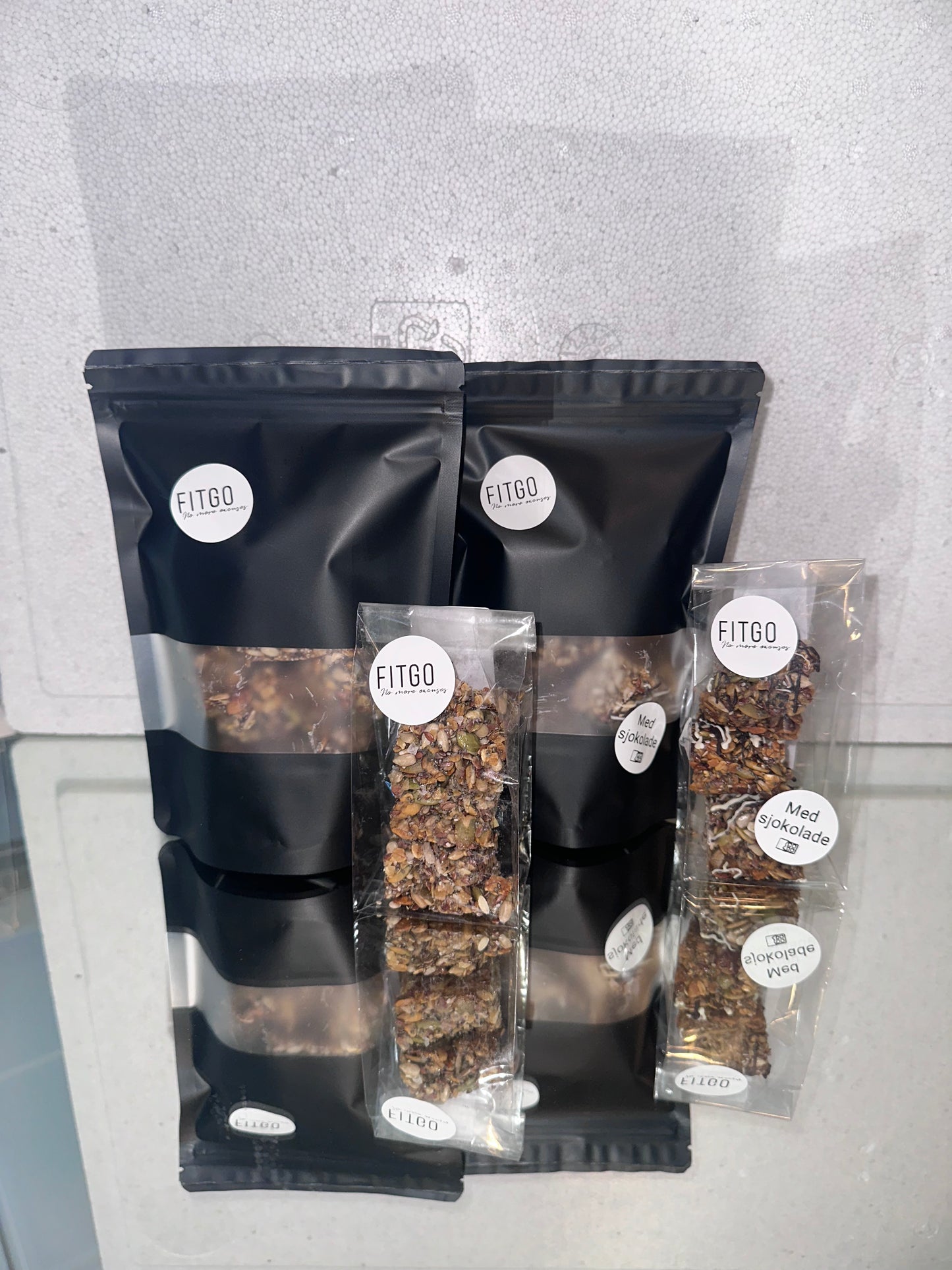 Musli-bites med sjokolade