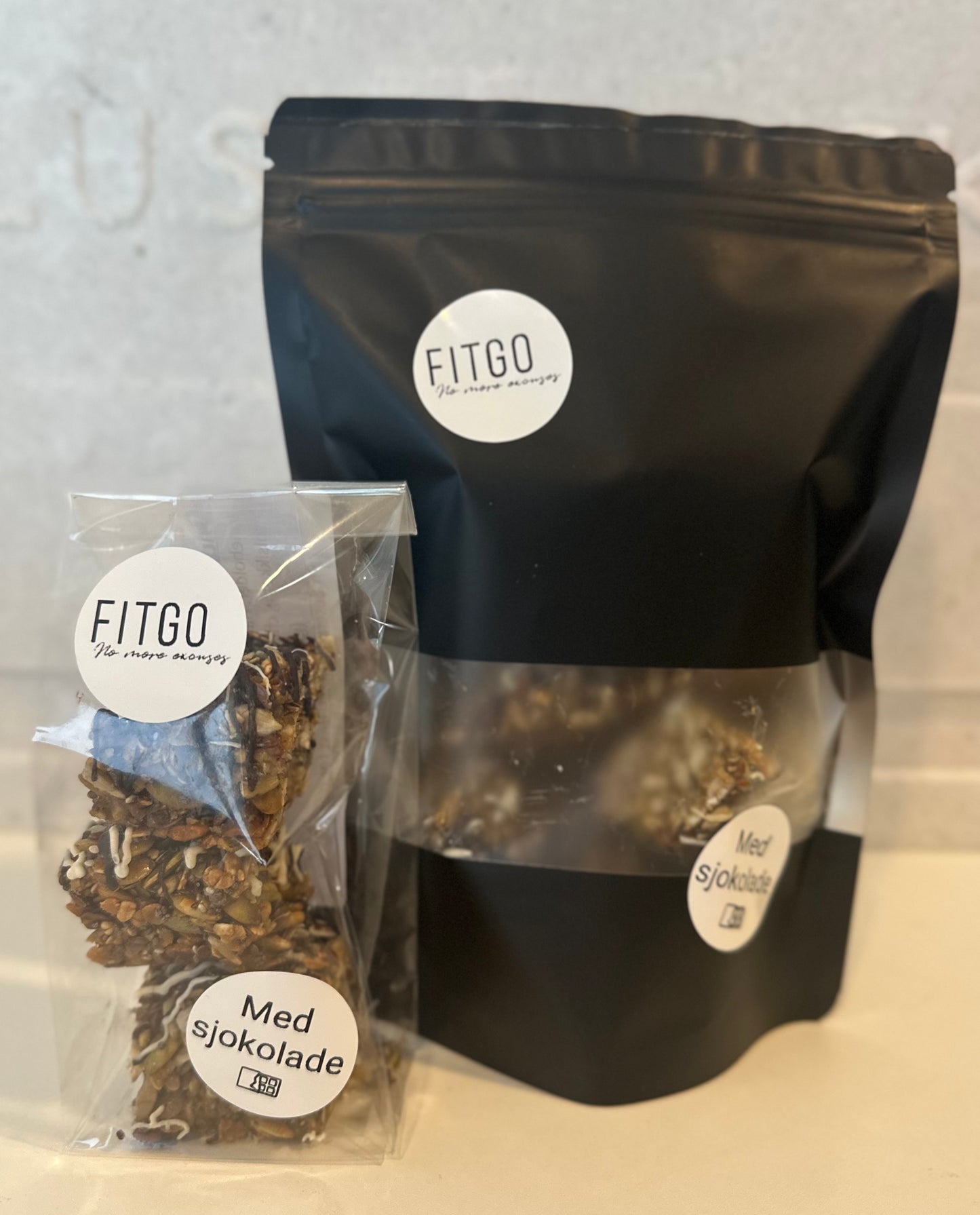 Musli-bites med sjokolade